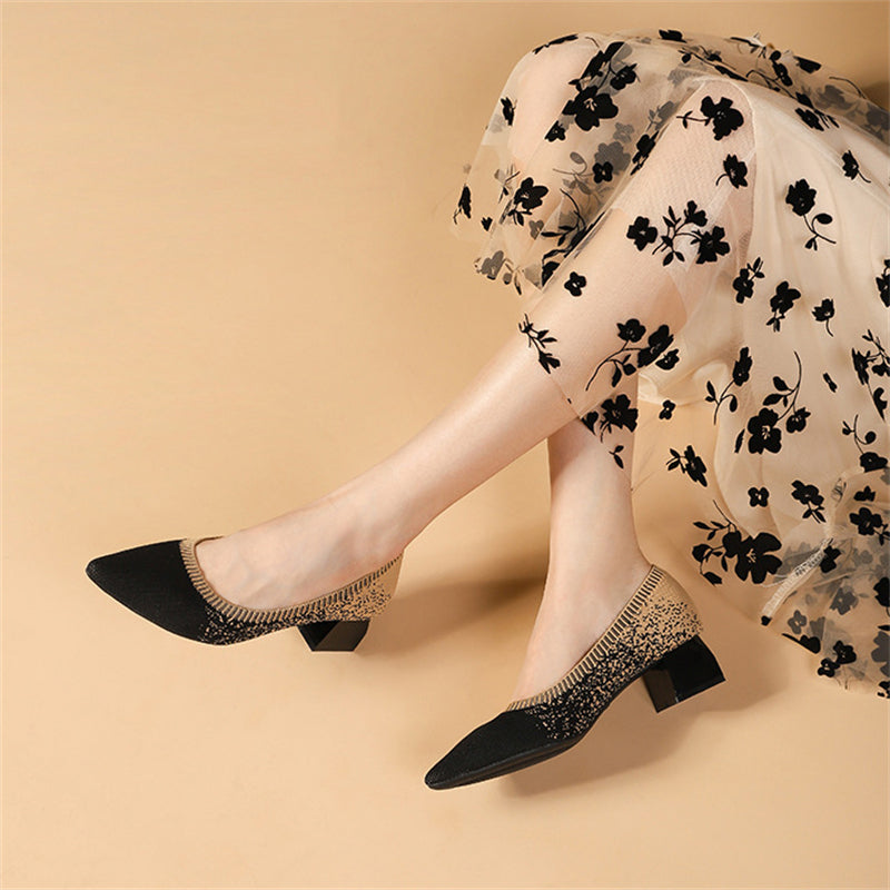 Twinkling Stars + Leopard Print Heels