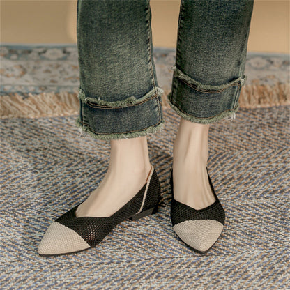 Summer Cozy Hollow Out Design Lazy Flats