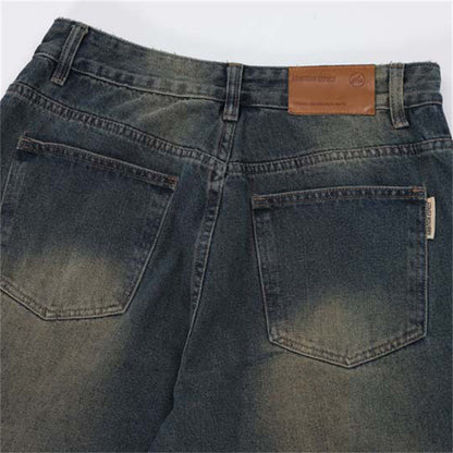 Chic Patchwork Zip Jeans