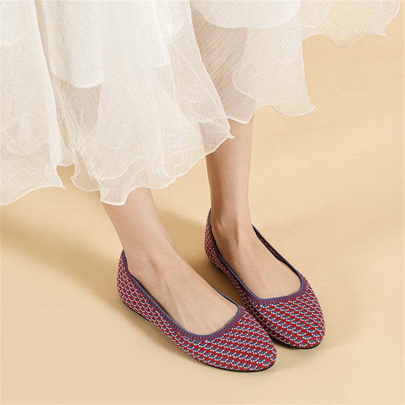 Comfy Round Toe Flats For Daily Wear