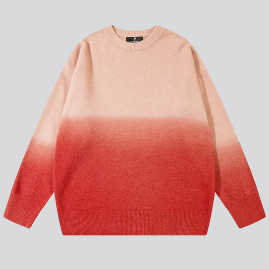 Gradient Color Trendy Couple Sweaters