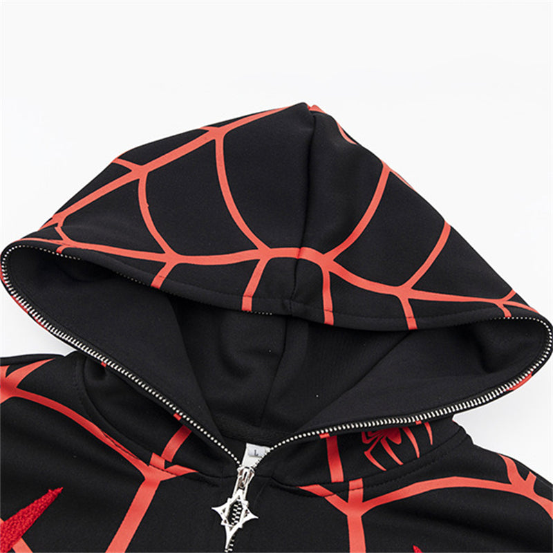 Super Cool Spider-Man Zipper Hoodies