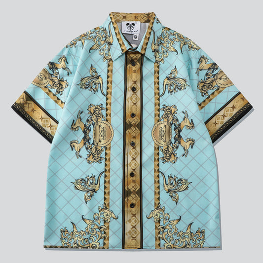 Baroque Pattern Print Shirt