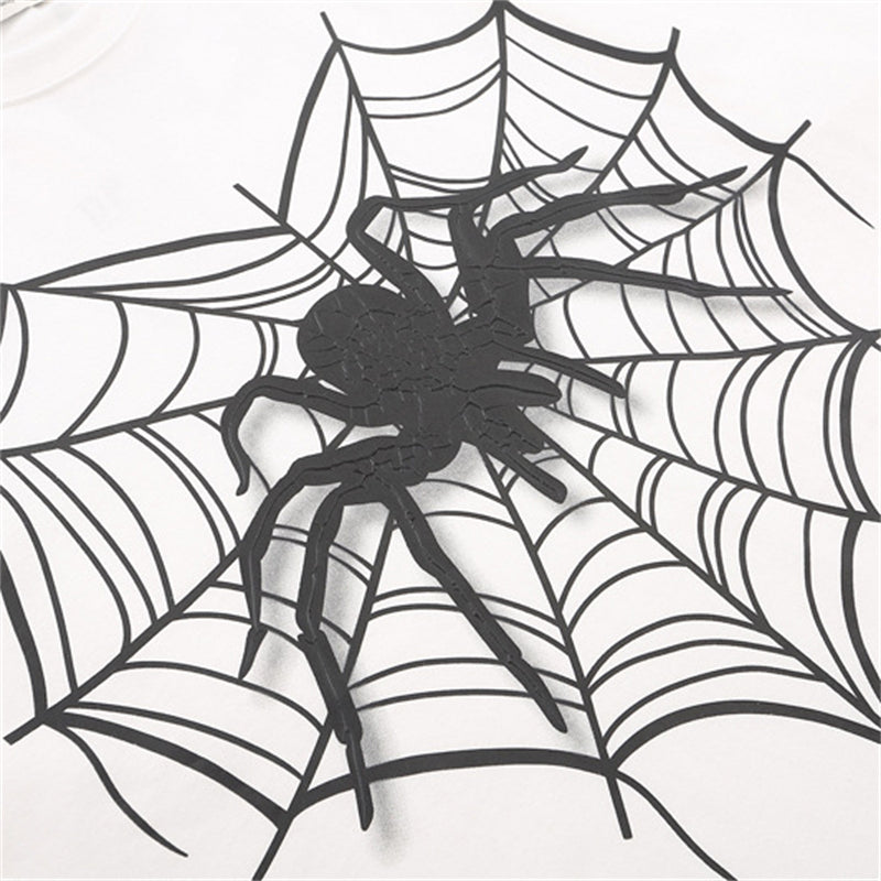 Spider Love Web Print Tees