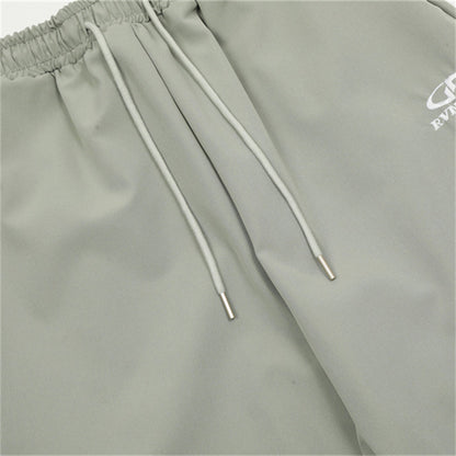 Pleated Drawstring Design Pants