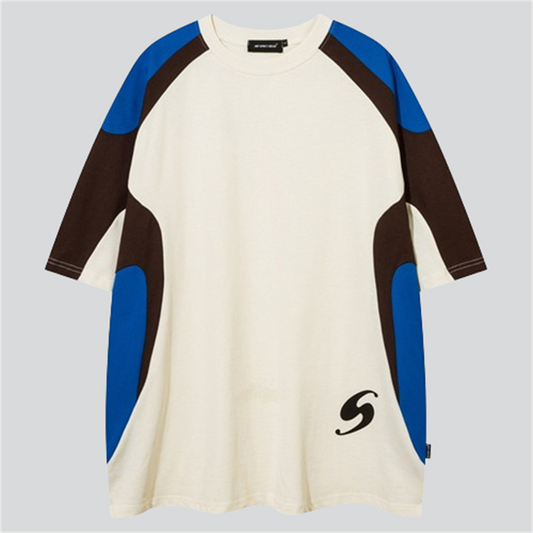 Sporty Contrast Color Tees