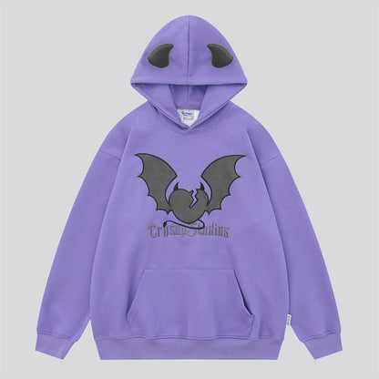 Demon's Horns Couple Hoodies with Pocket