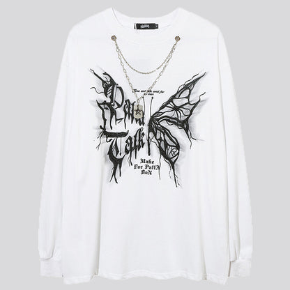 Spiderweb Shaped Butterfly Tees