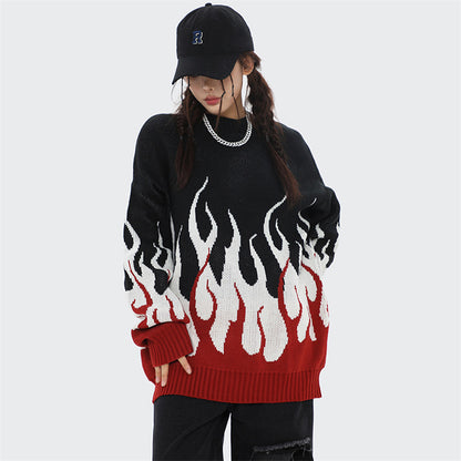 Burning Flame Sweater