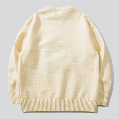 Kawaii Furry Puppy Pattern Sweater