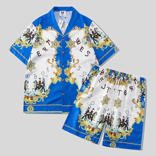 Royal Knights Print Suit