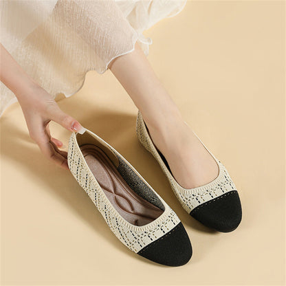 Comfy Round Toe Flats For Daily Wear