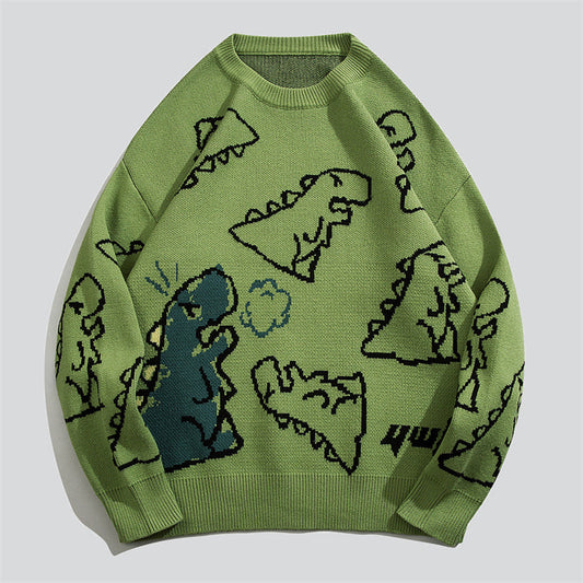 Angry Baby Dinosaur Sweater