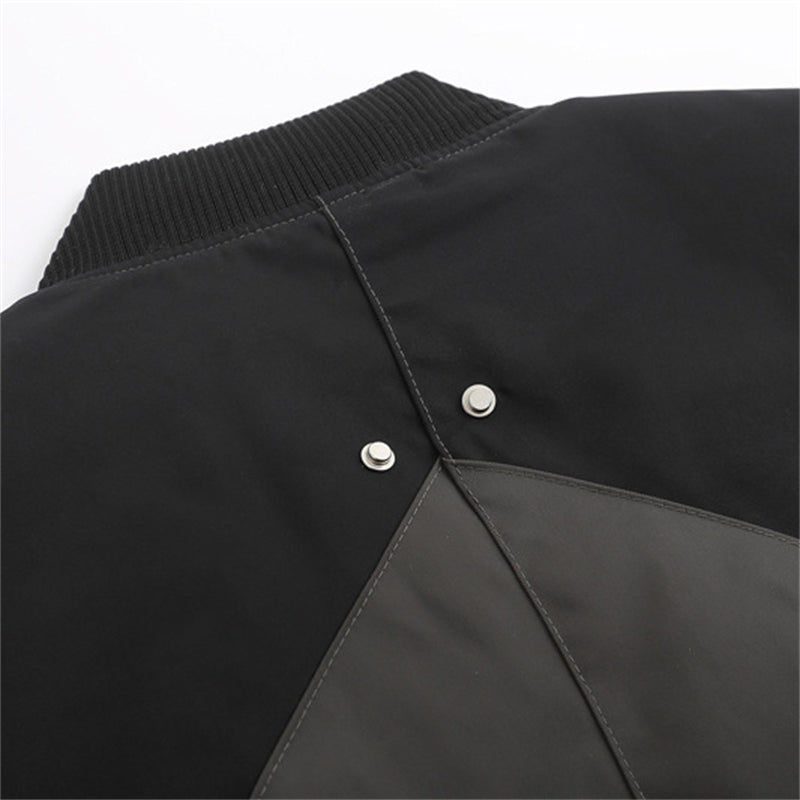 Zip-up Cotton-padded Baseball Jacket